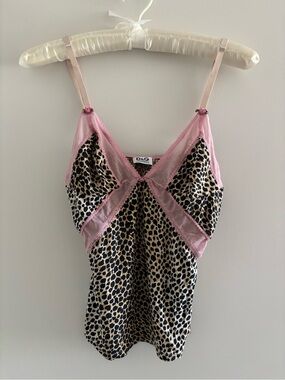 d&g cheetah print intimates tank